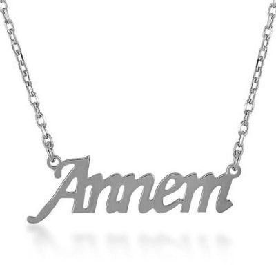 Annem Yazılı 14K Gold Necklace - 14K - 2.4g - EZ Gold