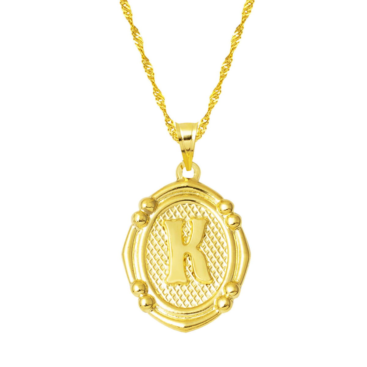 14 Karat Italian K Letteri Gold Necklace