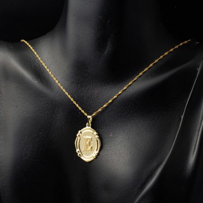 14 Ayar İtalyan E Harfi Altın Kolye - 14K - 1.51g - EZ Gold