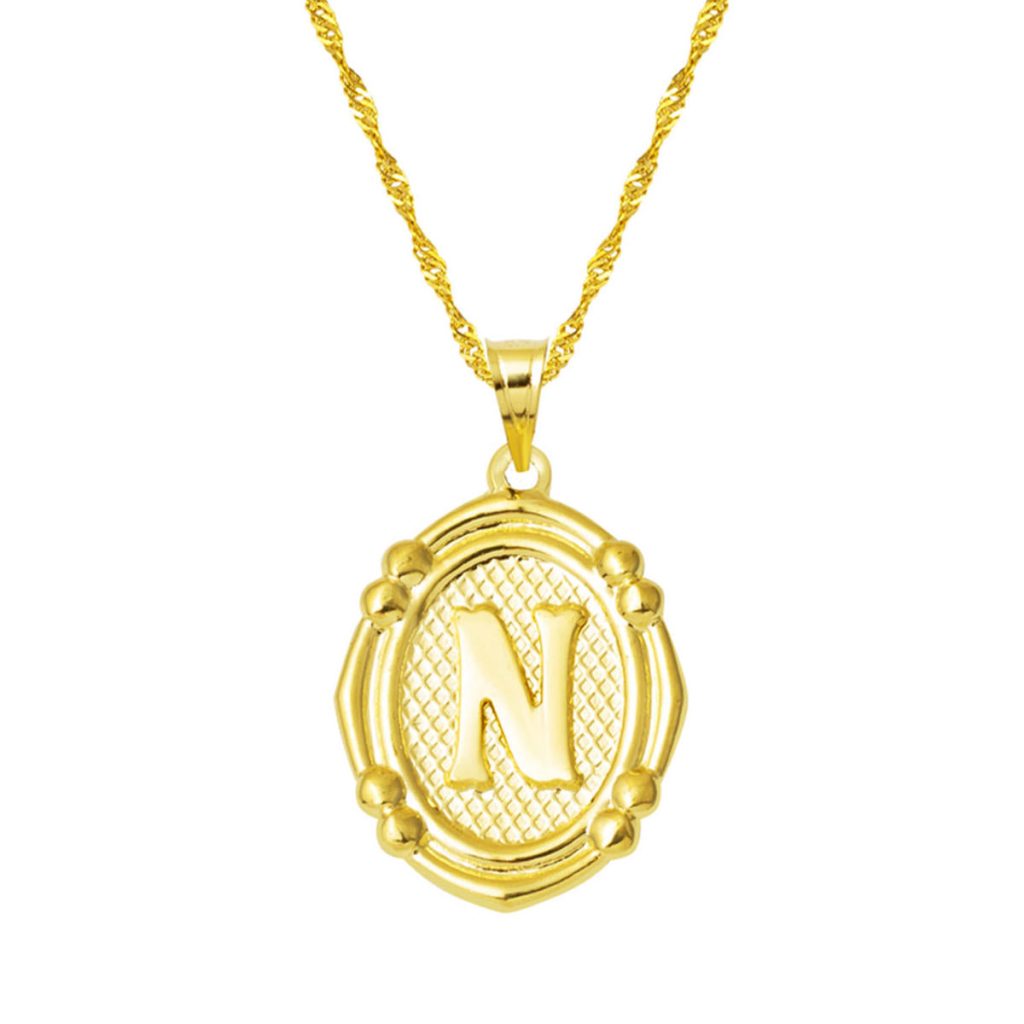 14 Karat Italian N Letteri Gold Necklace