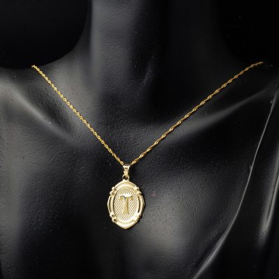14 Ayar İtalyan T Harfi Altın Kolye - 14K - 1.47g - EZ Gold