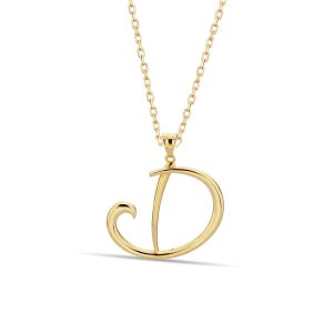 D Letteri 14 Karat Gold Necklace