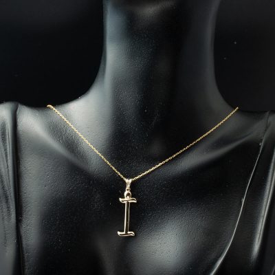 İ Harfi 14 Ayar Altın Kolye - 14K - 2.32g - EZ Gold