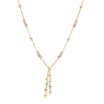 Dorique à Boules 14 Carats Or Collier