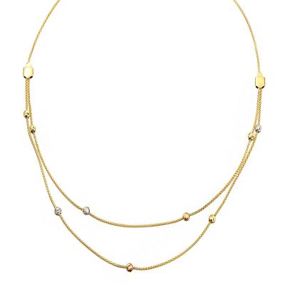 Çok Zincirli Dorique Top Orlı Collier
