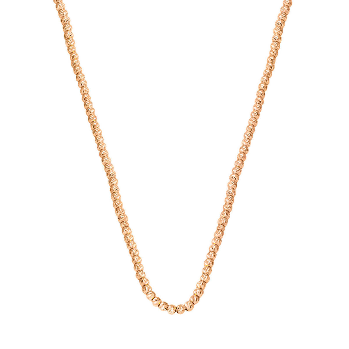 Top Gold 14 Karat Rose Gold Necklace