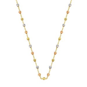 Top Orlarla İşlenmiş Or Chaine Collier