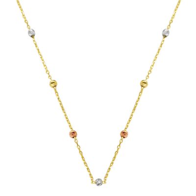 Top Orlı 14 Carats Popcorn Zincir Collier