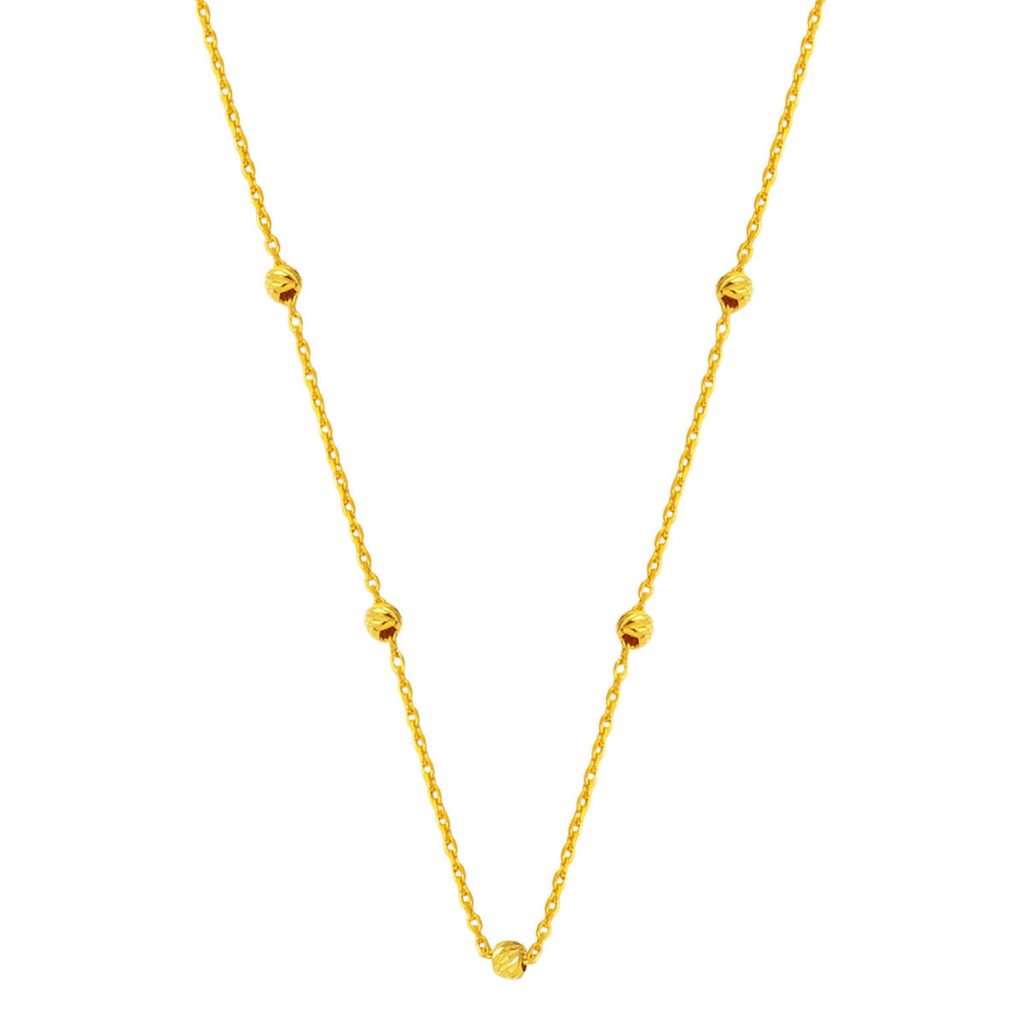 Top Gold Dizili 14 Karat Yellow Gold Chain Necklace