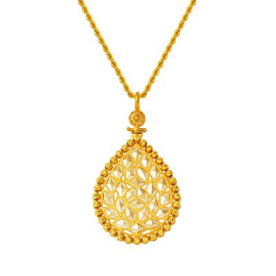 Buz Kırığı Goutte Design Or Collier