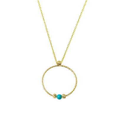 à Boules Créole sans Pierre Or Collier
