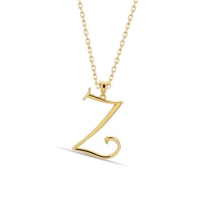 Z Letteri 14 Karat Gold Necklace
