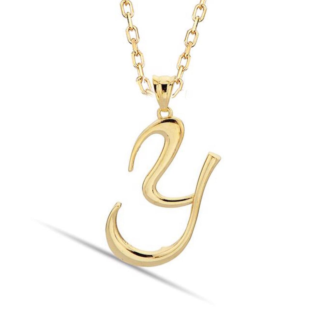 Y Letteri 14 Karat Gold Necklace