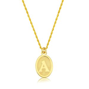 Letter Gold Necklace