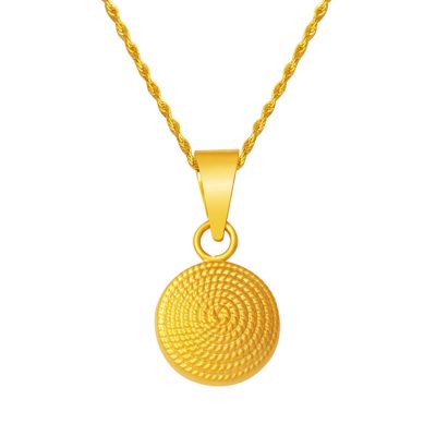 Beypazarı 14K Gold Necklace 1.5cm Çaplı