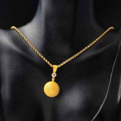 Beypazarı 14K Gold Necklace 2,5 cm Çaplı - 14K - 3.53g - EZ Gold