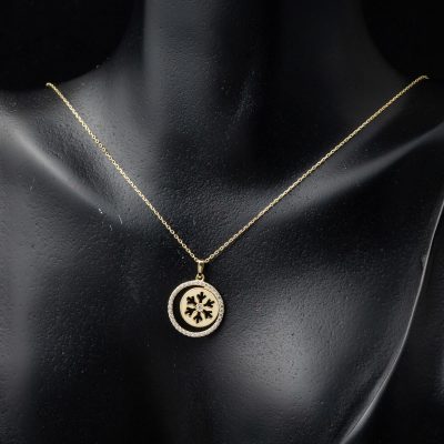 Kartanesi Jaune Or Collier - 14K - 1.8g - EZ Gold