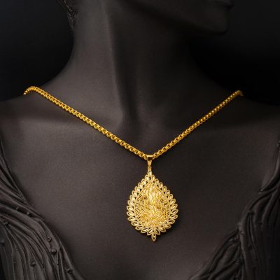 Işıltılı Leaf Model 14K Gold Necklace - 14K - 12.43g - EZ Gold