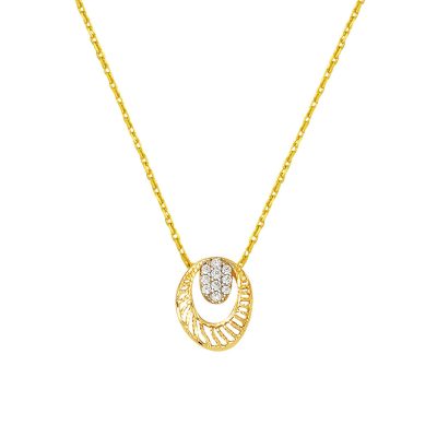 Mini Fleur de Vie Gold Necklace