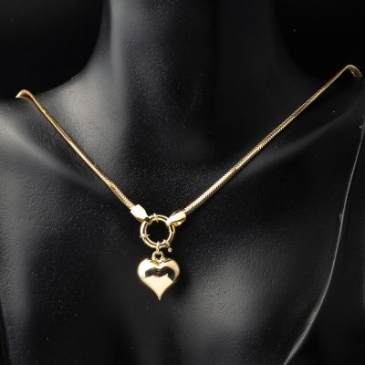 with Heart 14K Gold Gerdanlık Necklace - 14K - 8.25g - EZ Gold