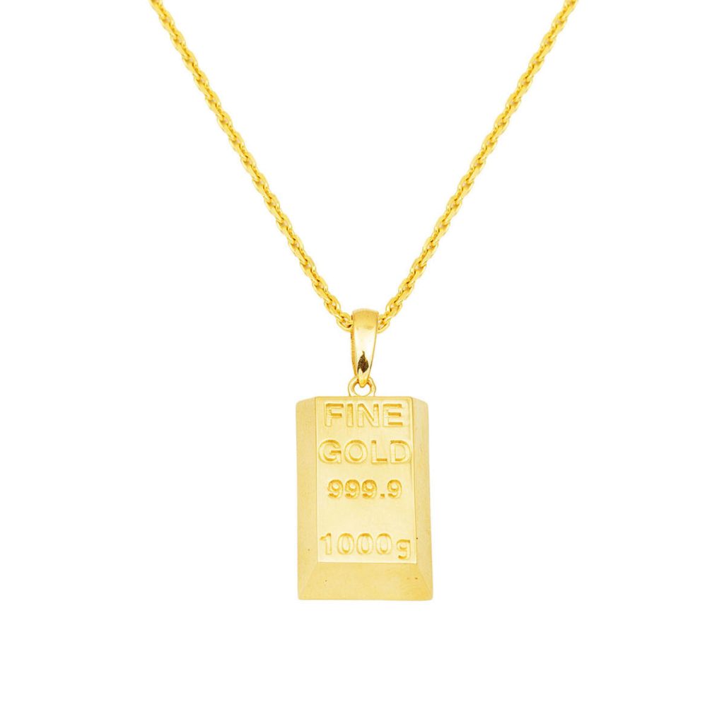 Külçe Or Collier a Chaine 14 Carats