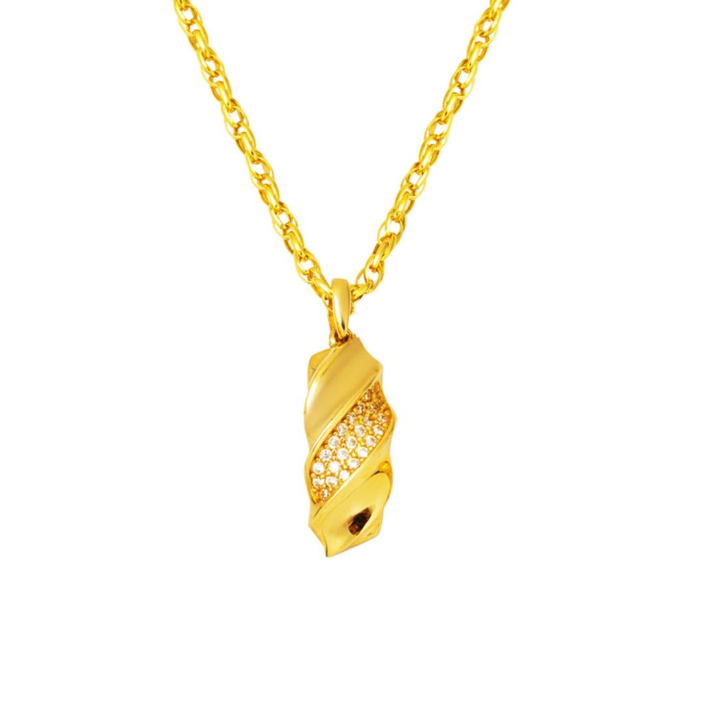 Twisted 14 Karat Women's Gold Necklace