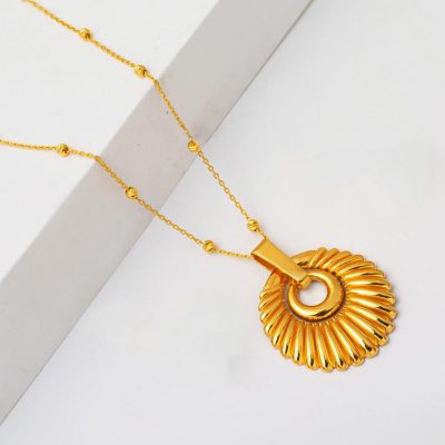 Deniz Kabuğu 22 Ayar Altın Kolye - 22K - 8.78g - EZ Gold