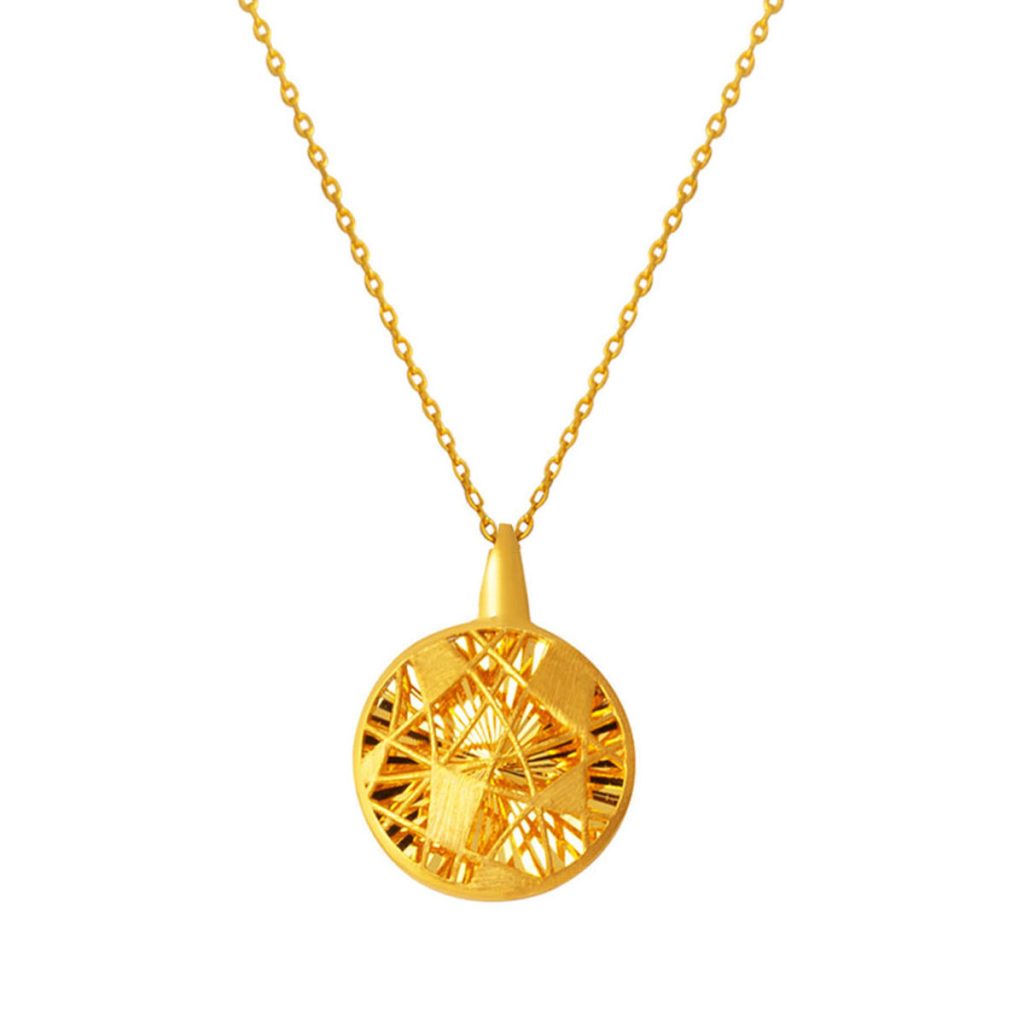 Işıltılı Design 22 Carats Or Collier