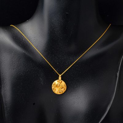 Işıltılı Tasarım 22 Ayar Altın Kolye - 22K - 3.53g - EZ Gold