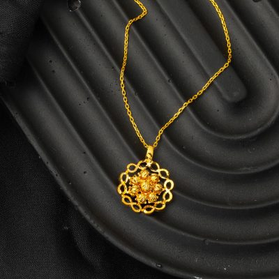 22 Ayar Dorika Sonsuzluk Altın Kolye - 22K - 3.13g - EZ Gold