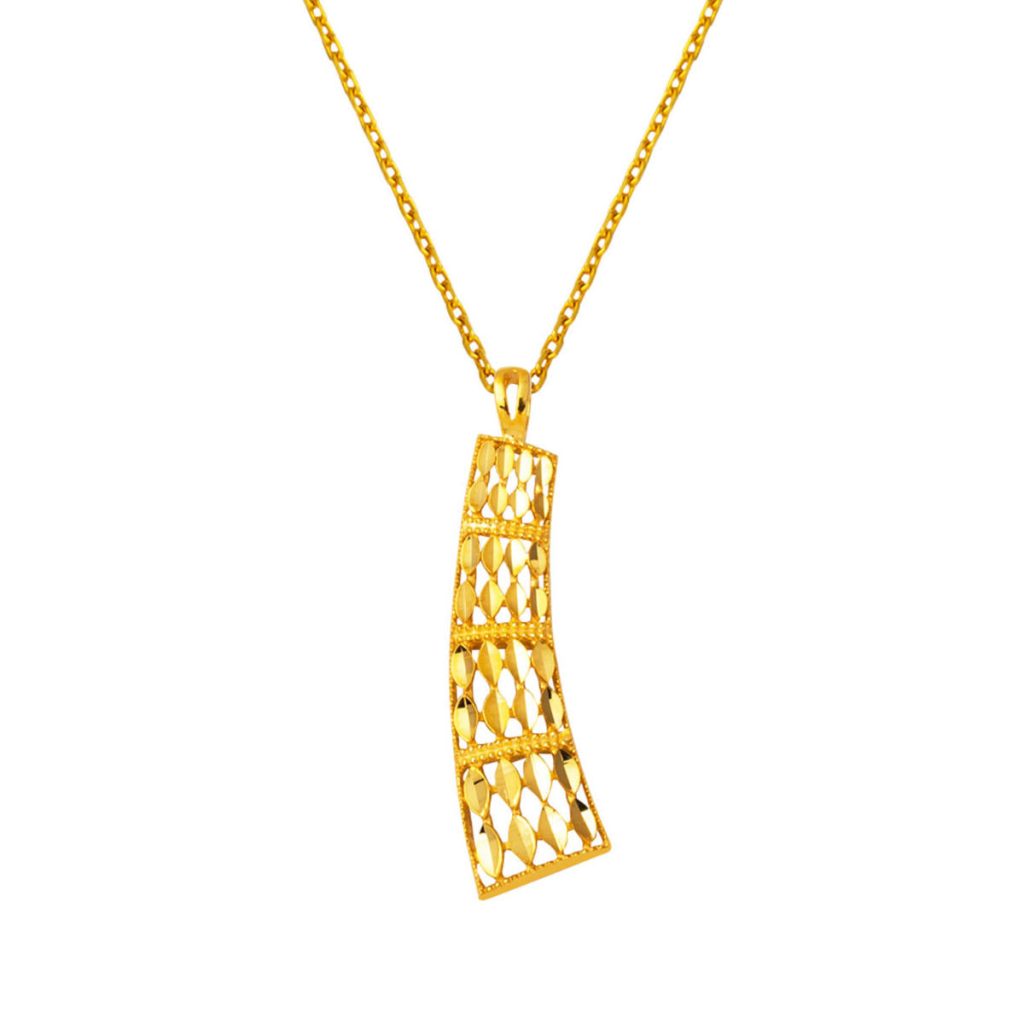 Kalem İşlemeli sans Pierre Or Collier 22 Carats