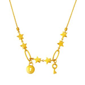 Etoile Pandora Charm Or Collier 22 Carats
