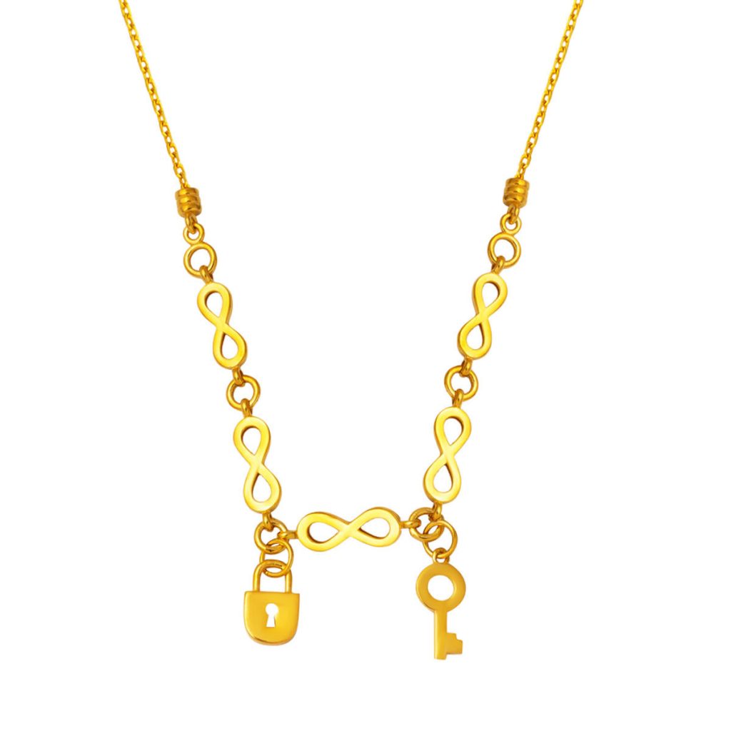 22 Carats Or Infini Pandora Collier