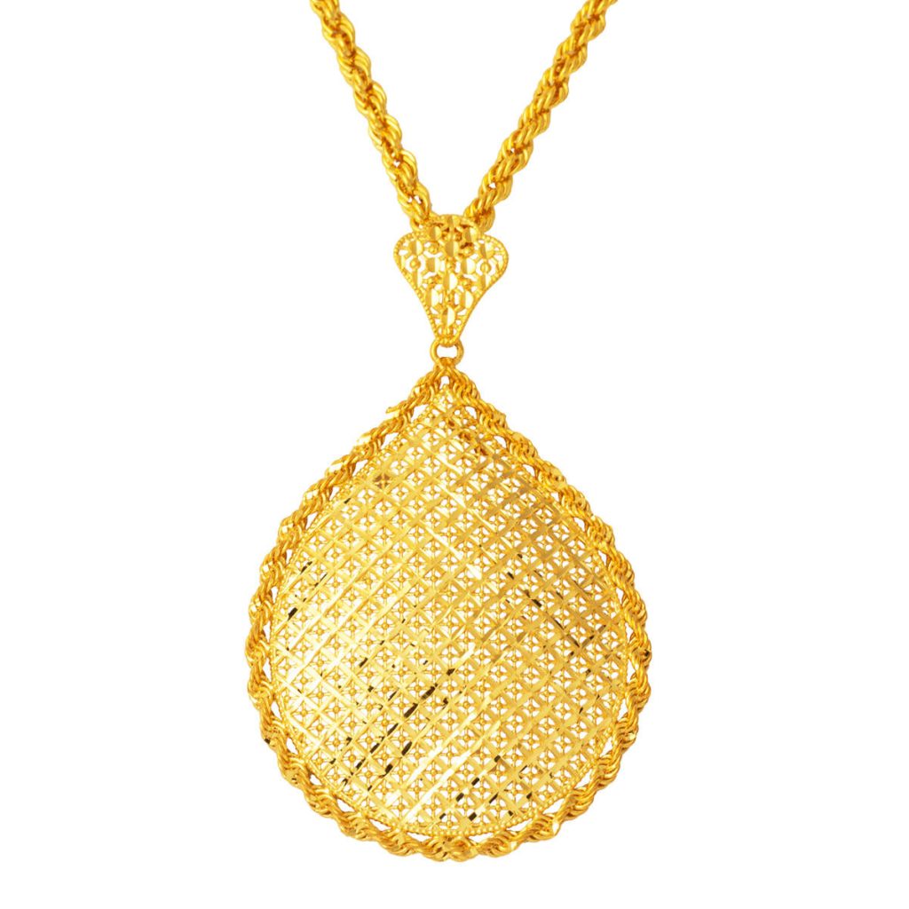 Kalem İşlemeli 22 Carats Grand Boy Collier