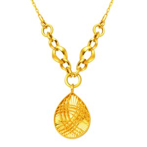 Droplı 22 Karat Gold Gerdanlık Necklace