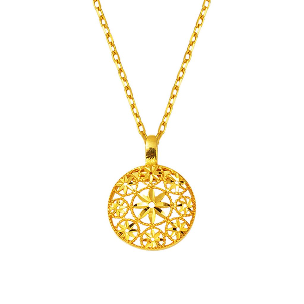 Tree of Life 22 Karat Gold Necklace