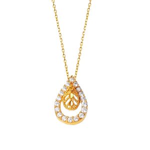Drop 22 Karat Gold Necklace