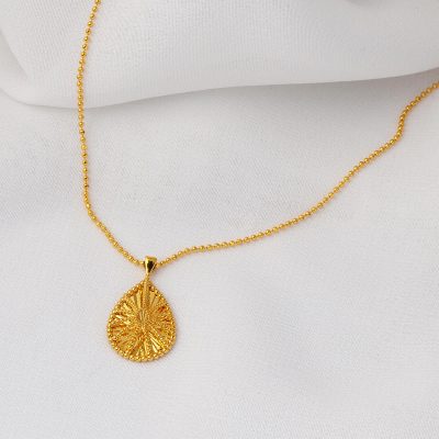 Damla 22 Ayar Altın Kolye - 22K - 5.04g - EZ Gold