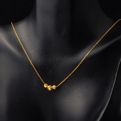 Top Altınlı 22 Ayar Zincir Kolye - 22K - 2.57g - EZ Gold
