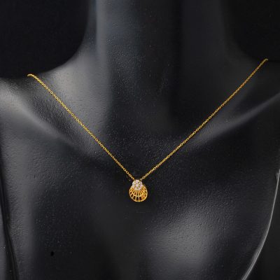 Deniz Kabuğu 22 Ayar Altın Kolye - 22K - 1.97g - EZ Gold