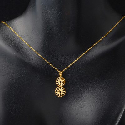 Yıldız 22 Ayar Taşsız Altın Kolye - 22K - 2.45g - EZ Gold