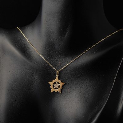 Étoilelar İçinde Étoile Or Collier - 14K - 2.07g - EZ Gold