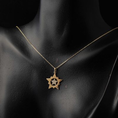 Modern Design Star Necklace Gold - 14K - 1.71g - EZ Gold