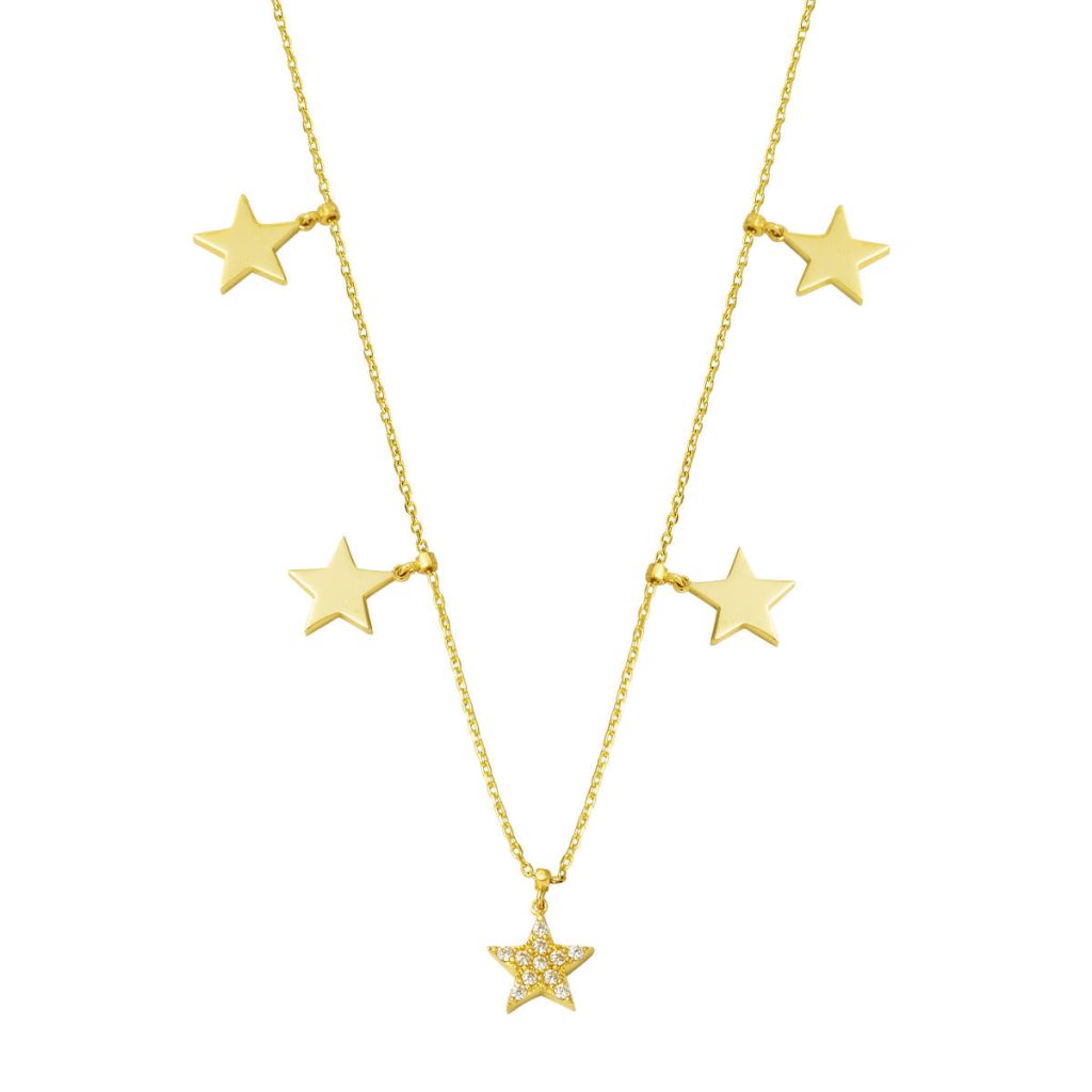 Étoilelar 14 Carats Or Collier