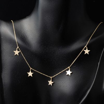 Étoilelar 14 Carats Or Collier - 14K - 2.41g - EZ Gold