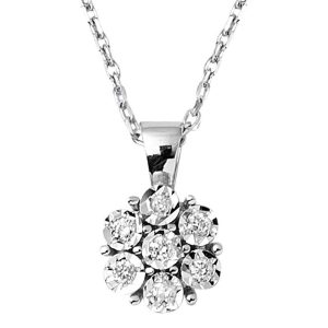 0,12 Carat Papatya Diamond Necklace