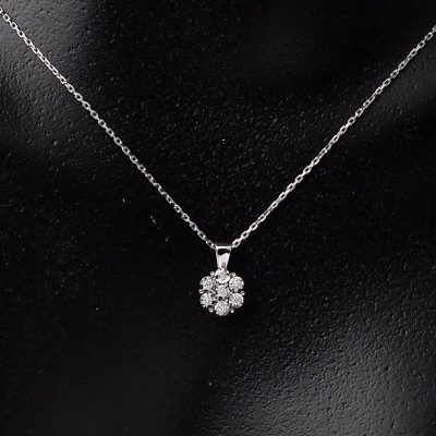 0,12 Karat Papatya Diamond Necklace - 14K - 2.11g - EZ Gold