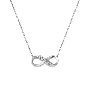 0,06 Carat Sonsuzluklu Diamant Collier