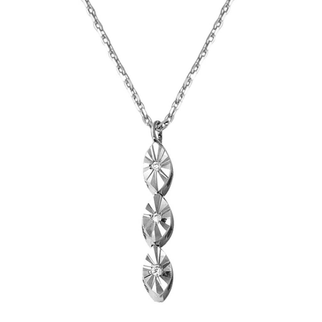 Tria Light Cascade Diamond Necklace