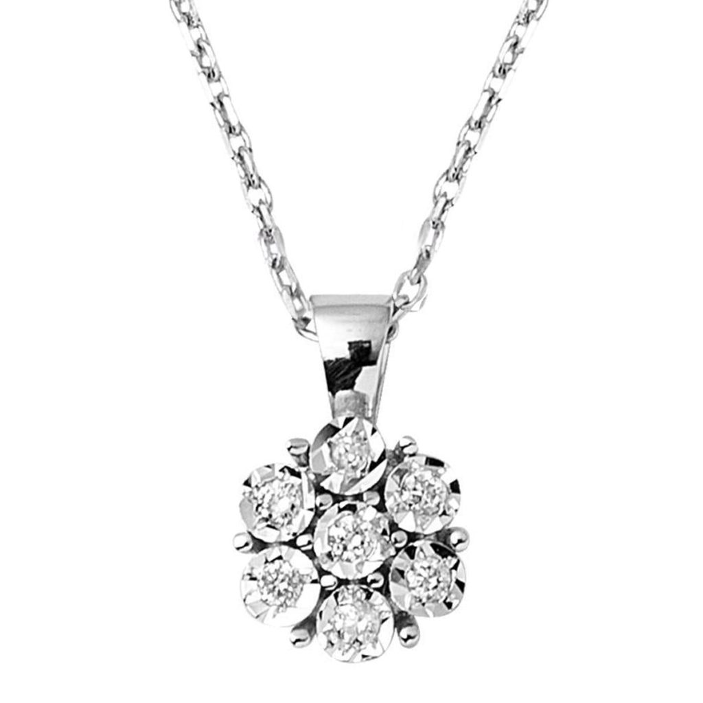 Papatya Model Diamond Necklace